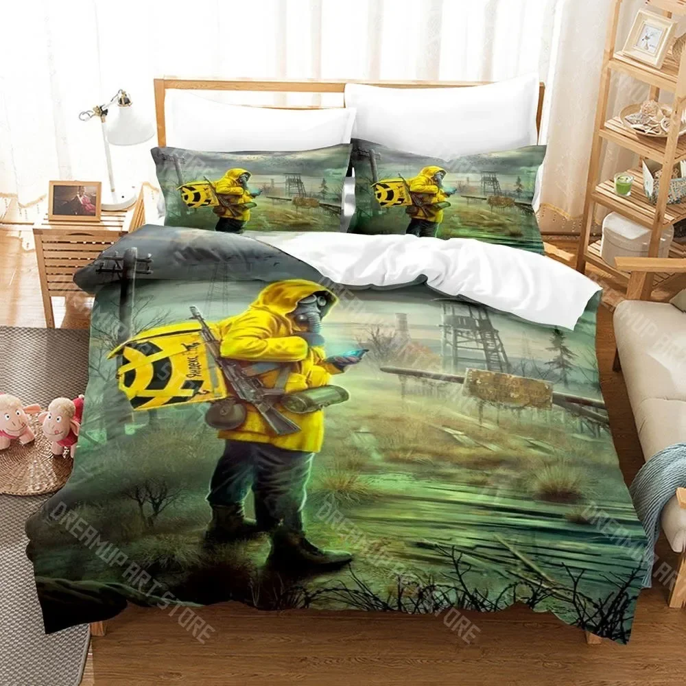 3D Print S.T.A.L.K.E.R. 2 Heart of Chernobyl Game Bedding Set Cartoon Anime three-piece set Adult Bedroom Duvetcover Sets
3D Print S.T.A.L.K.E.R. 2 Heart of Chernobyl Game Bedding Set Cartoon Anime three-piece set Adult Bedroom Duvetcover Sets
