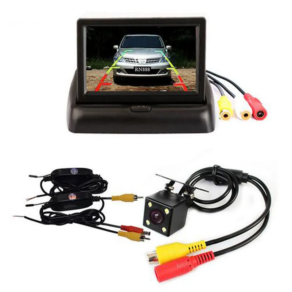 Parking CCD HD 2.4GHZ Wireless Transmitter Car Rear View Camera with Monitor LCD Display Backup Reverse Night Vision
Parking CCD HD 2.4GHZ Wireless Transmitter Car Rear View Camera with Monitor LCD Display Backup Reverse Night Vision