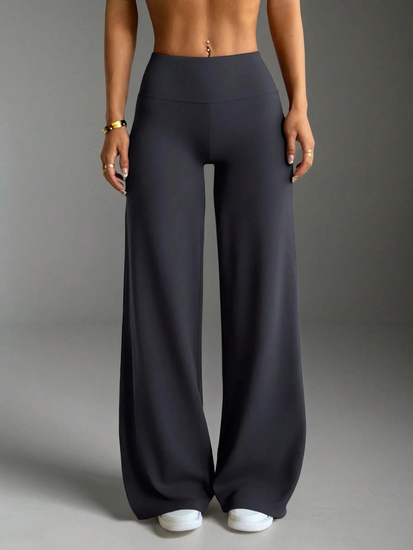 Women's Seamless High Waist Wide Leg Flared Pants Stretchy Tummy Control Yoga Pants Soft Breathable Lounge Pants For Workout
Women's Seamless High Waist Wide Leg Flared Pants Stretchy Tummy Control Yoga Pants Soft Breathable Lounge Pants For Workout