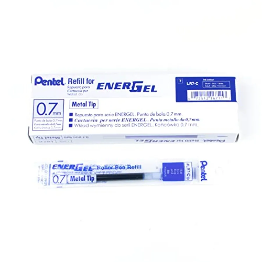 Refill Ink for BL57/BL77 EnerGel Liquid Gel Pen, 0.7mm, Metal Tip, Blue Ink, Box of 12 LR7-C-12
Refill Ink for BL57/BL77 EnerGel Liquid Gel Pen, 0.7mm, Metal Tip, Blue Ink, Box of 12 LR7-C-12