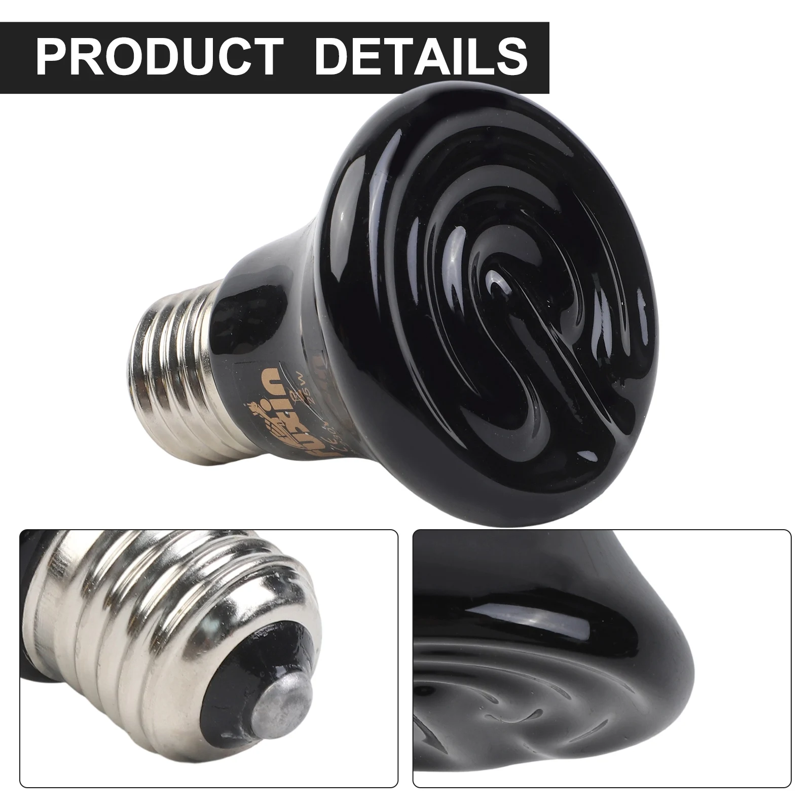 1 шт. лампа теплоизлучателя, черная керамика, керамика + сплав, угодно, высокая температура от рептилий, нагрев или лампочек
1 шт. лампа теплоизлучателя, черная керамика, керамика + сплав, угодно, высокая температура от рептилий, нагрев или лампочек