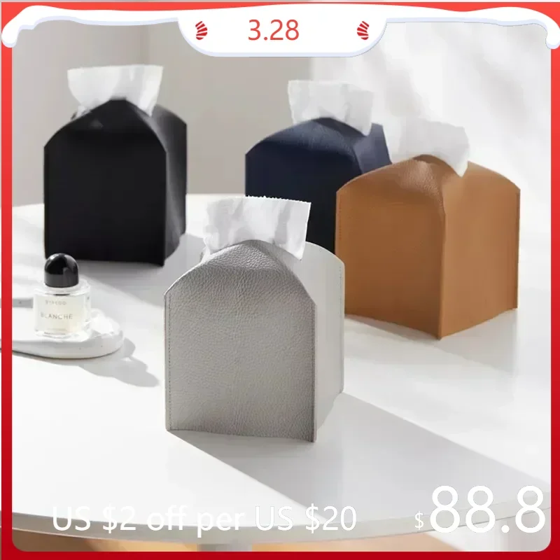 Modern PU Leather Square Tissue Box Holder - Decorative Holder/Organizer for Bathroom Vanity, Night Stands,Office Desk & Car
Modern PU Leather Square Tissue Box Holder - Decorative Holder/Organizer for Bathroom Vanity, Night Stands,Office Desk & Car