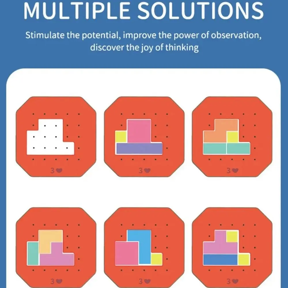 Logical Thinking Game Tangram Jigsaw Puzzle Geometry Colorful Wooden Quick-fix Tangram Jigsaw Puzzle Game Two-person
Logical Thinking Game Tangram Jigsaw Puzzle Geometry Colorful Wooden Quick-fix Tangram Jigsaw Puzzle Game Two-person