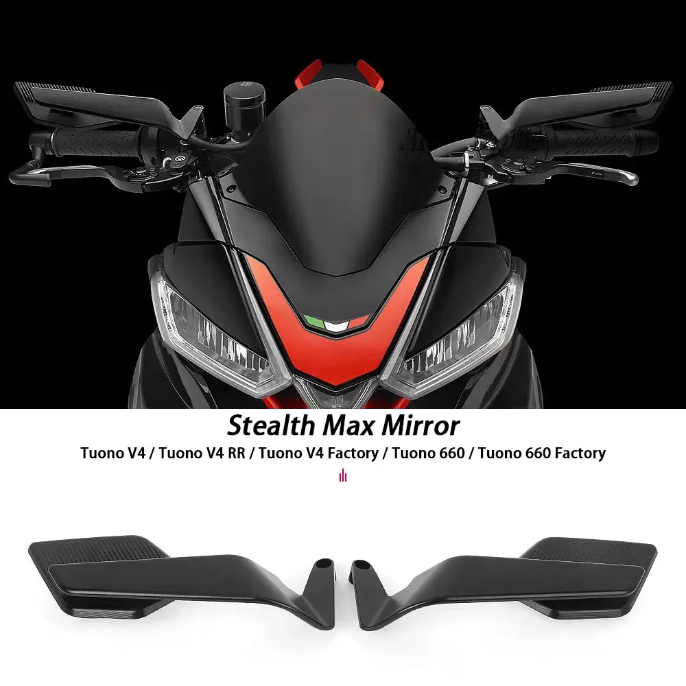 For Aprilia Tuono V4 RR TUONO 660 Factory New Stealth Max Mirror Adjustable Motorcycle Accessories Side Rearview Mirrors
For Aprilia Tuono V4 RR TUONO 660 Factory New Stealth Max Mirror Adjustable Motorcycle Accessories Side Rearview Mirrors