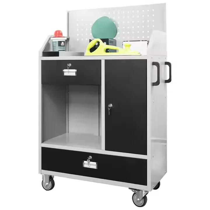 Wholesale Steel And Plastic Mechanic Tool Cabinet With Handle Wheels For Workshop And Garage Use
Wholesale Steel And Plastic Mechanic Tool Cabinet With Handle Wheels For Workshop And Garage Use