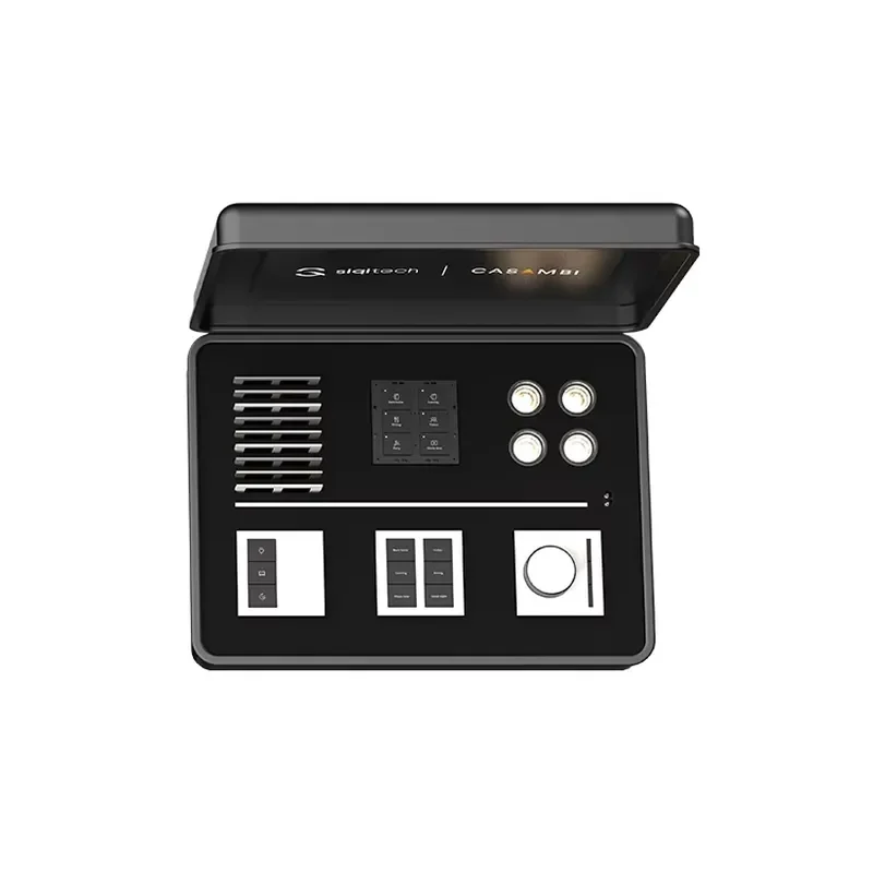 Smart home CASAMBI demonstration case, remote control 3-way/6-way mechanical smart switch
Smart home CASAMBI demonstration case, remote control 3-way/6-way mechanical smart switch