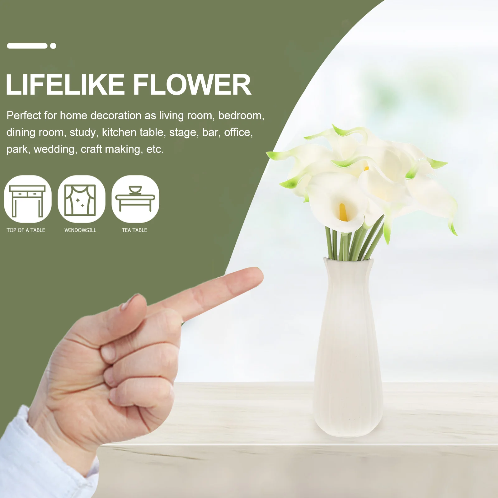 10Pcs Fake Artificial Flowers Simulation Stems Romantic Wedding Floral Bouquet DIY Home Decor Arrangement
10Pcs Fake Artificial Flowers Simulation Stems Romantic Wedding Floral Bouquet DIY Home Decor Arrangement