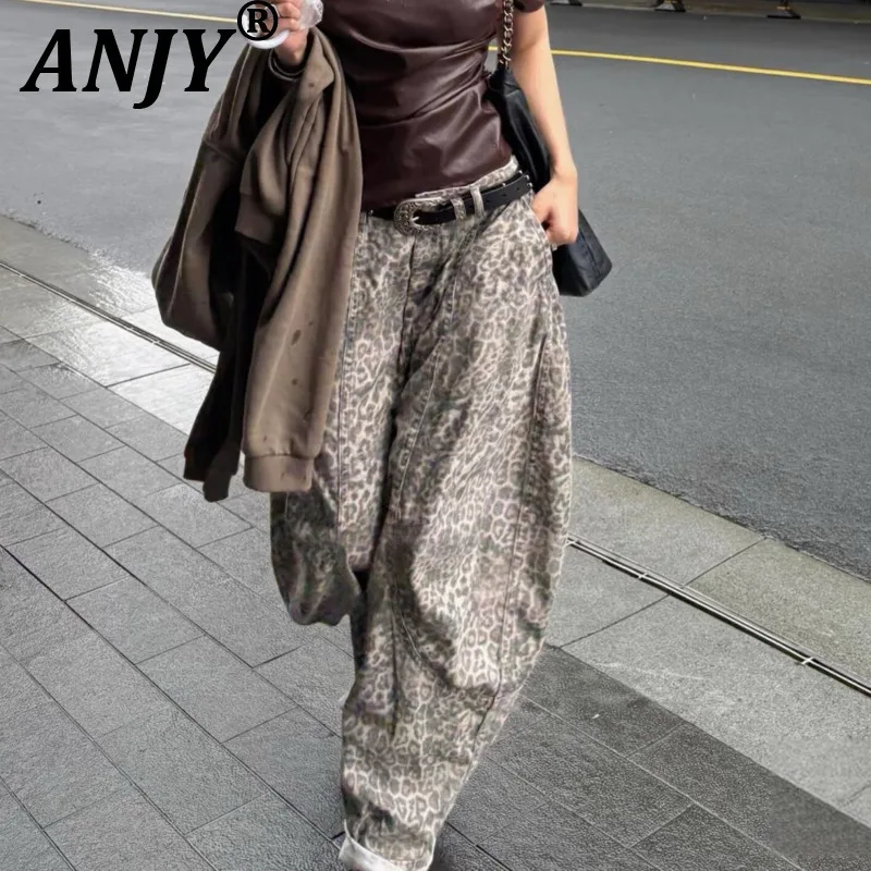 ANJY, осенне-зимние женские винтажные универсальные модные потертые джинсы с леопардовым принтом, свободные модные джинсовые брюки A12415
ANJY, осенне-зимние женские винтажные универсальные модные потертые джинсы с леопардовым принтом, свободные модные джинсовые брюки A12415