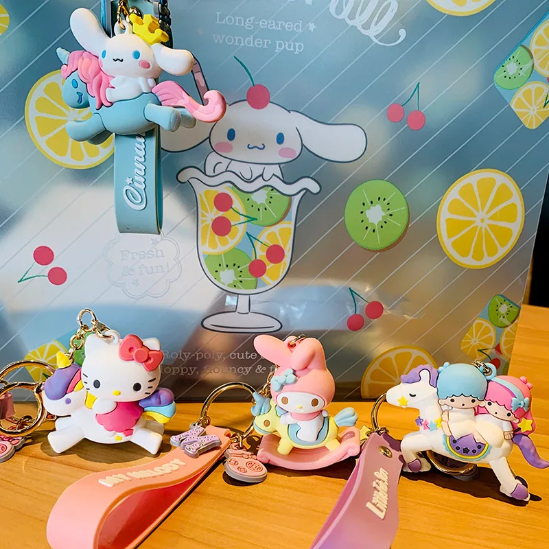 Sanrio Keychain Creative Bag Hanging Decorations Cute Melody Cinnamoroll Lovers' Schoolbag Decorations Christmas Birthday Gifts
Sanrio Keychain Creative Bag Hanging Decorations Cute Melody Cinnamoroll Lovers' Schoolbag Decorations Christmas Birthday Gifts