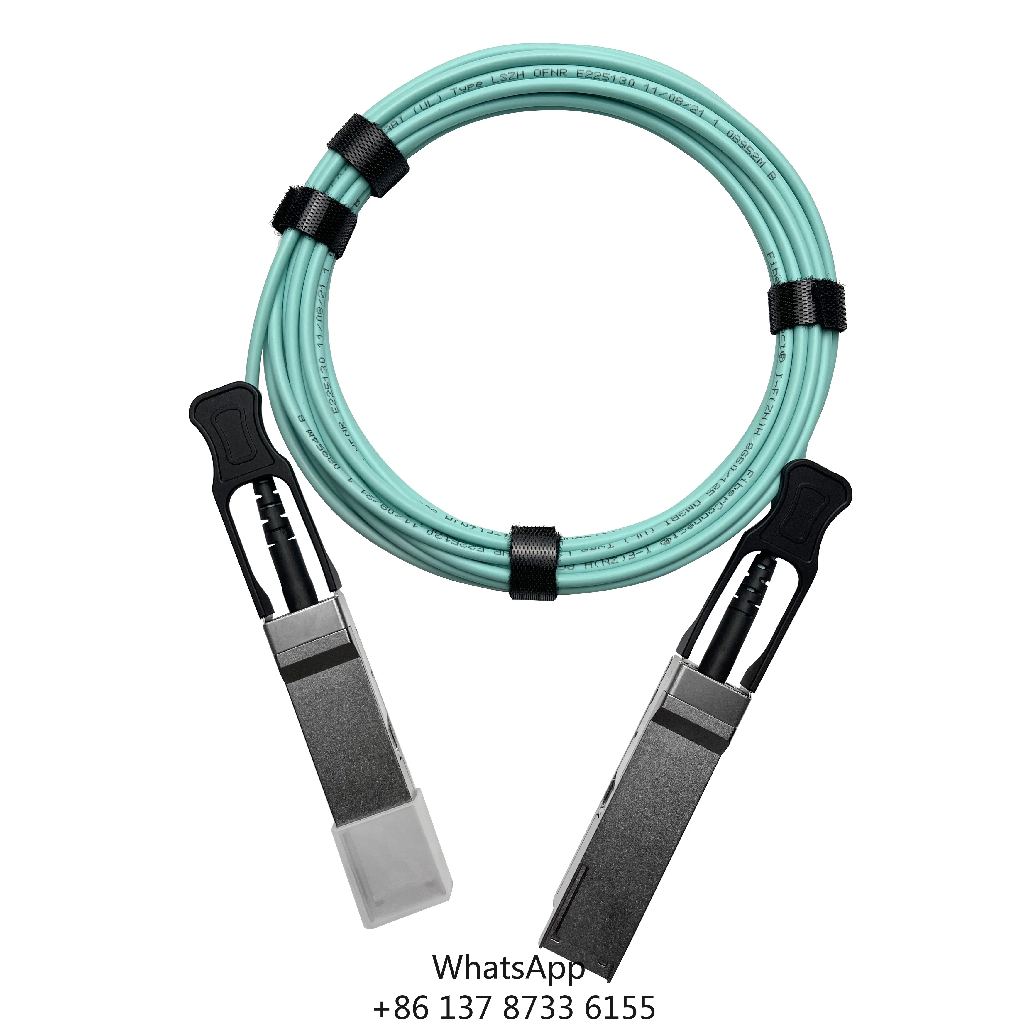 QSFP56 200g 2x100g Aoc100Gbs Infiniband HDR Split Optical Cable 5m Q2Q56-200G-A5H-GC Compatible LC Connector For Fiber FTTH
QSFP56 200g 2x100g Aoc100Gbs Infiniband HDR Split Optical Cable 5m Q2Q56-200G-A5H-GC Compatible LC Connector For Fiber FTTH