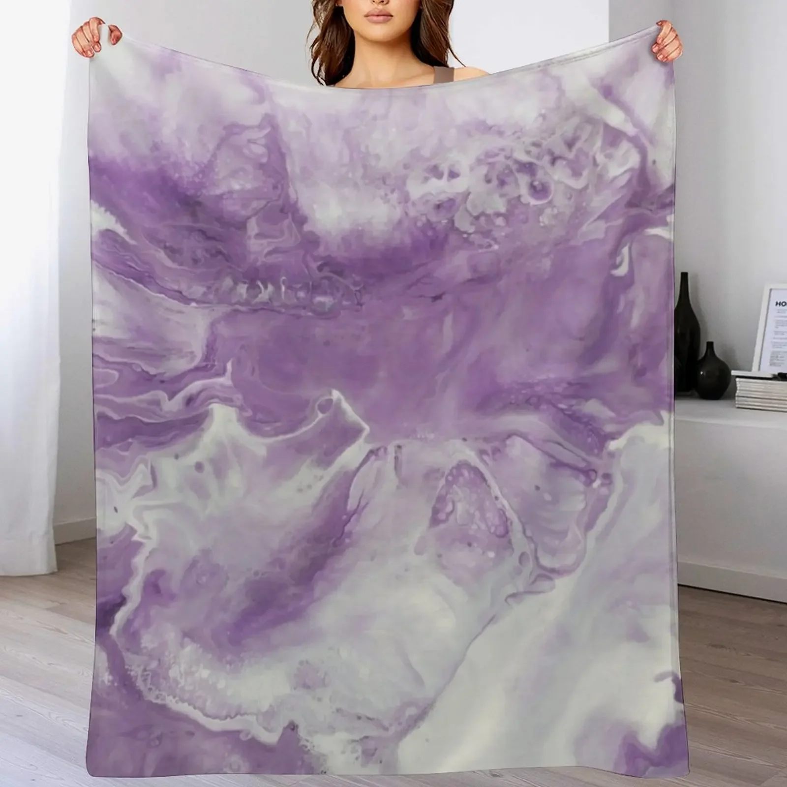 Lavender water color art Throw Blanket Warm Napping Blanket for Office Couch Bed
Lavender water color art Throw Blanket Warm Napping Blanket for Office Couch Bed