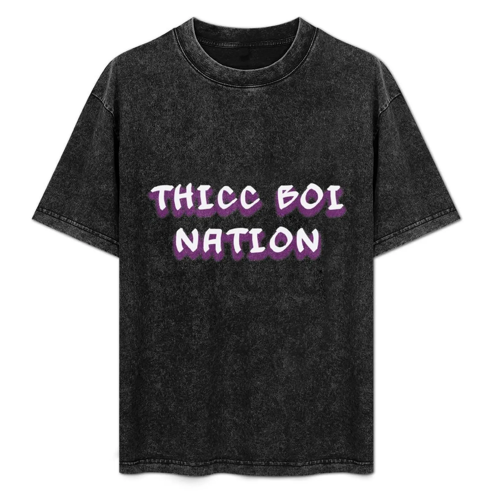 Thicc Boi Nation T-Shirt Casual Street Style Short Sleeve Tee
Thicc Boi Nation T-Shirt Casual Street Style Short Sleeve Tee