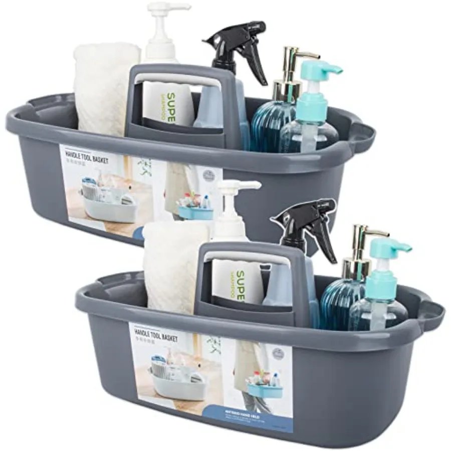 Large Cleaning plies Caddy Portable Shower Basket ply Organizer with Handle Plastic Bucket Tool Storage for Bathroom, Bedroom,
Large Cleaning plies Caddy Portable Shower Basket ply Organizer with Handle Plastic Bucket Tool Storage for Bathroom, Bedroom,