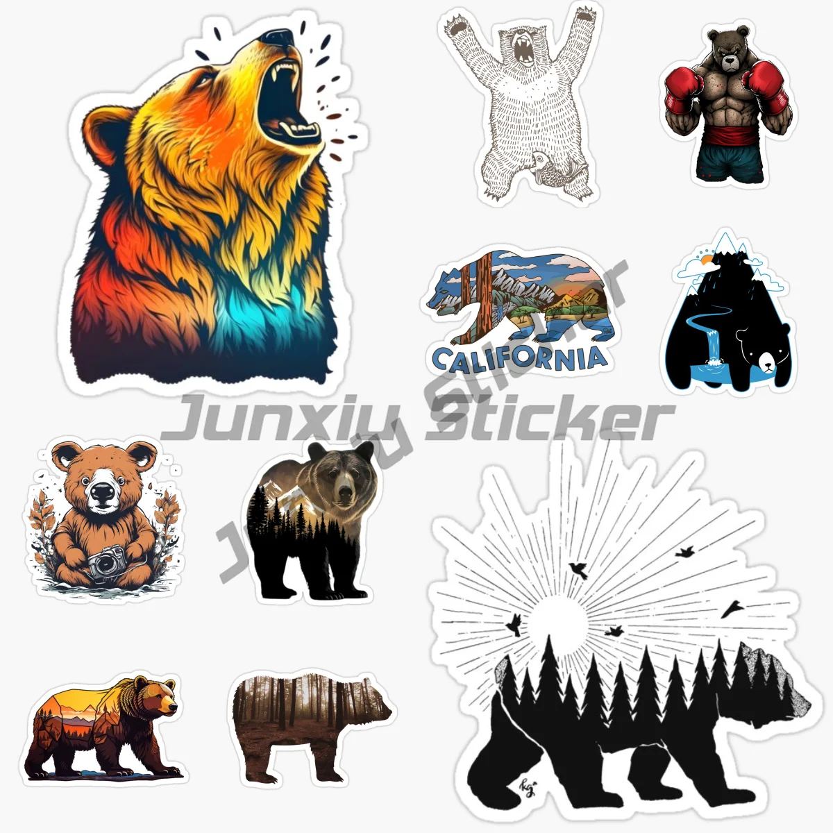 Angry Wild Bear Forest Car Sticker Motorcycle Vinyl Auto Body Decal Occlusion Scratch Cartoon Car Styling Decor Decal
Angry Wild Bear Forest Car Sticker Motorcycle Vinyl Auto Body Decal Occlusion Scratch Cartoon Car Styling Decor Decal