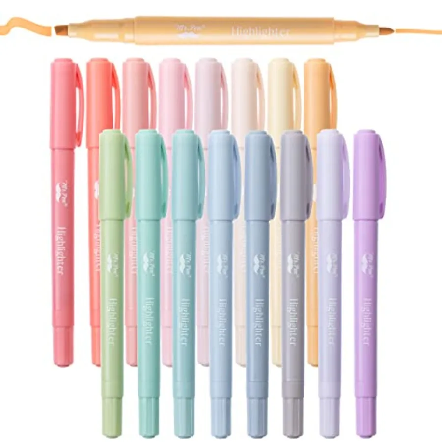 Dual Tip Highlighters,,Fine and Chisel, Cute Highlighters Assorted Colors, Dual Tip Markers
Dual Tip Highlighters,,Fine and Chisel, Cute Highlighters Assorted Colors, Dual Tip Markers