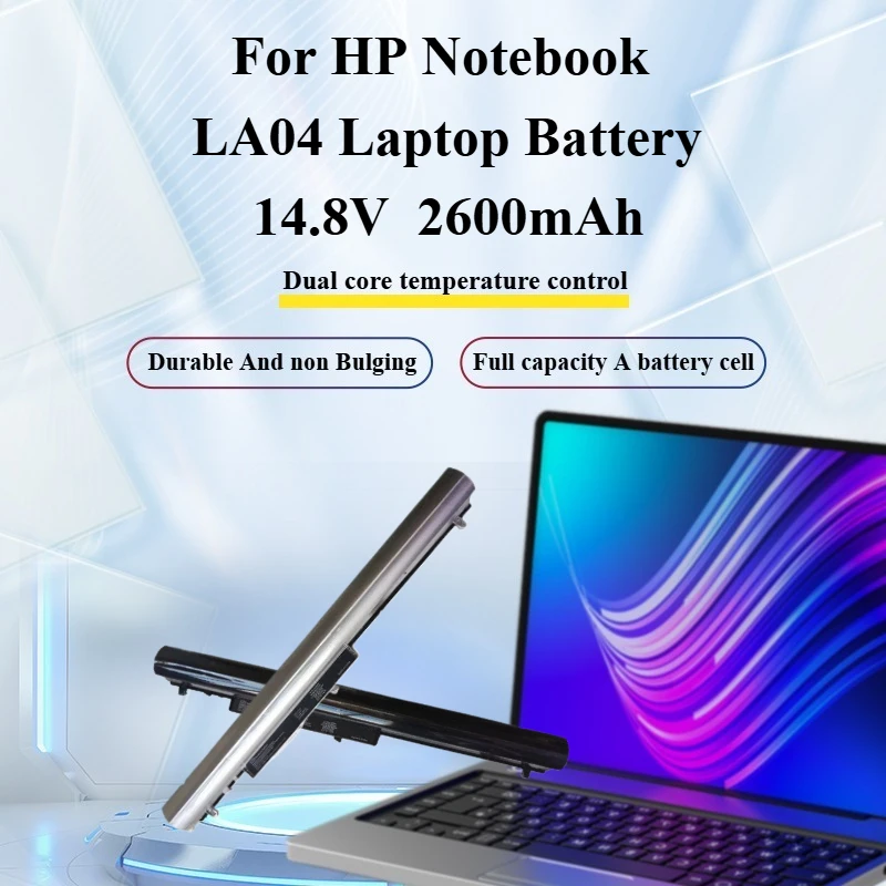 NEW LA04 Laptop Battery For HP Pavilion 14 15 Notebook PC Series F3B96AA 728460-001 752237-001 LA04DF HSTNN-YB5M HSTNN-UB5N/Y5BV
NEW LA04 Laptop Battery For HP Pavilion 14 15 Notebook PC Series F3B96AA 728460-001 752237-001 LA04DF HSTNN-YB5M HSTNN-UB5N/Y5BV