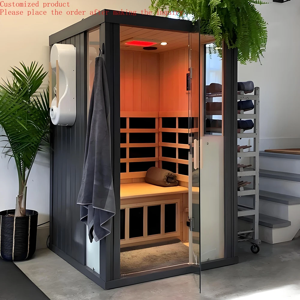 Customization.High-End and Luxurious Indoor Far-Infrared Sauna Room with Tempered Glass Premium Sauna Experience
Customization.High-End and Luxurious Indoor Far-Infrared Sauna Room with Tempered Glass Premium Sauna Experience