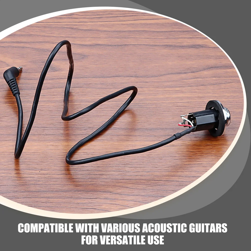 Pickup Jack Socket 1/4 Inch Female To 3.5Mm Male Cable High Sensitivity Durable Metal Accessory Compatible With Acoustic Guitars
Pickup Jack Socket 1/4 Inch Female To 3.5Mm Male Cable High Sensitivity Durable Metal Accessory Compatible With Acoustic Guitars