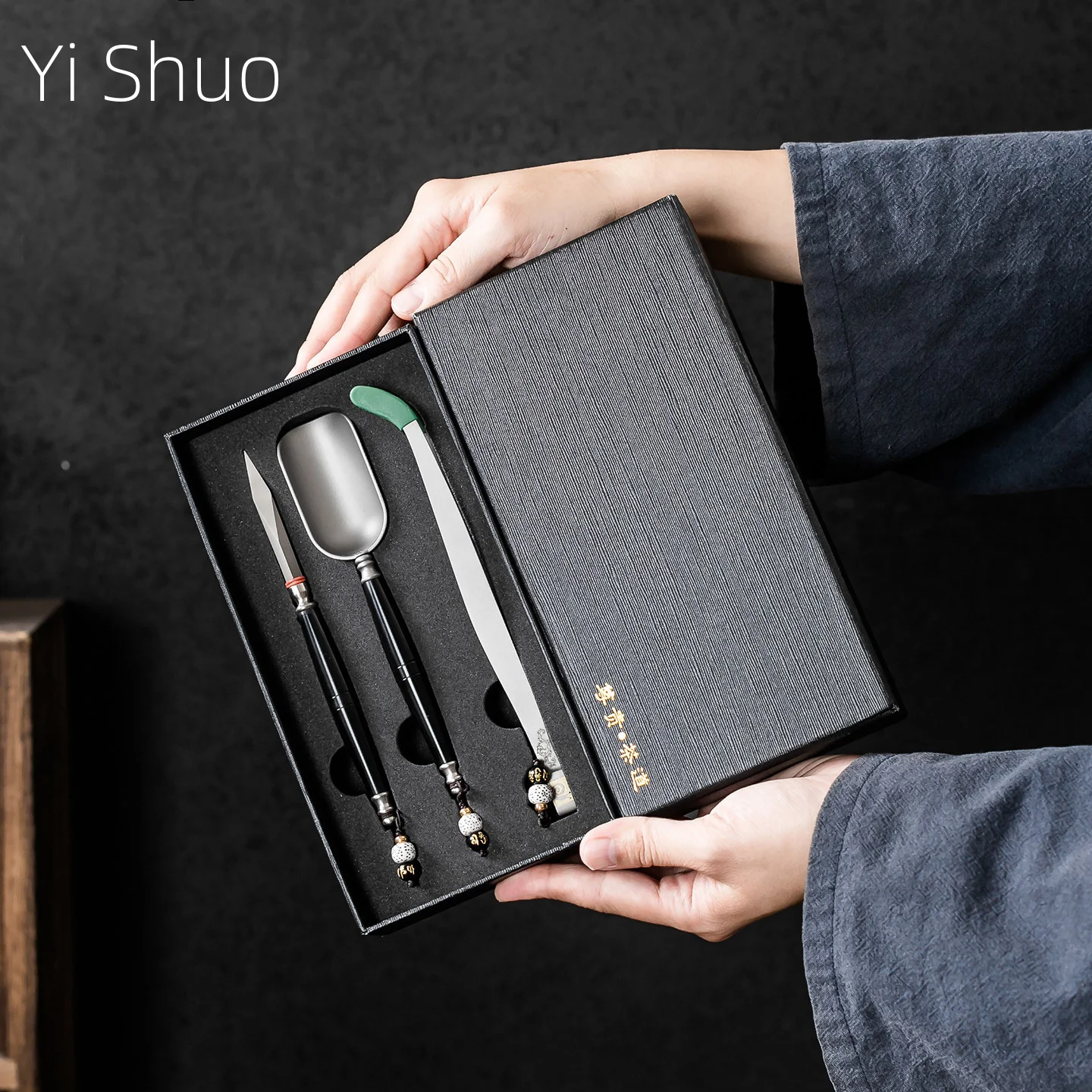 Pure Titanium Tea Scoop Tea Shovel Tea Tool Shovel Metal Six Gentlemen Accessories
Pure Titanium Tea Scoop Tea Shovel Tea Tool Shovel Metal Six Gentlemen Accessories
