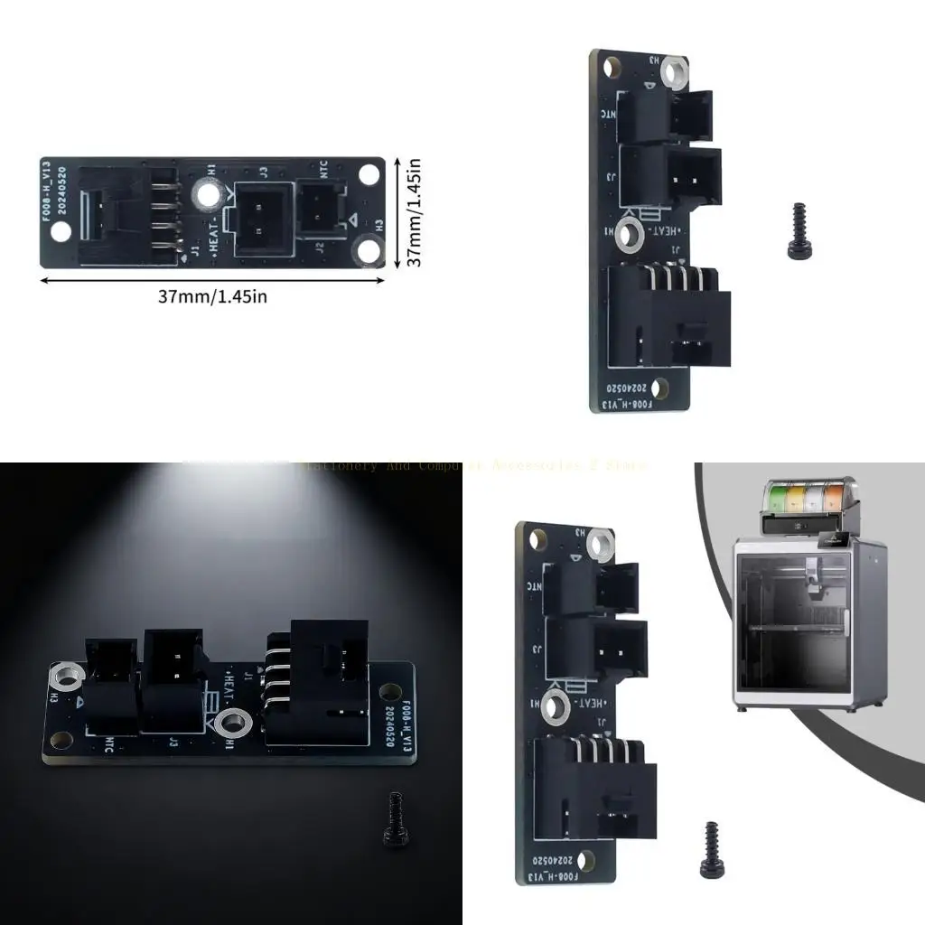 Профессиональный модуль расширения для 3D-принтера Hot End, замена платы адаптера для аксессуаров для 3D-принтеров
Профессиональный модуль расширения для 3D-принтера Hot End, замена платы адаптера для аксессуаров для 3D-принтеров