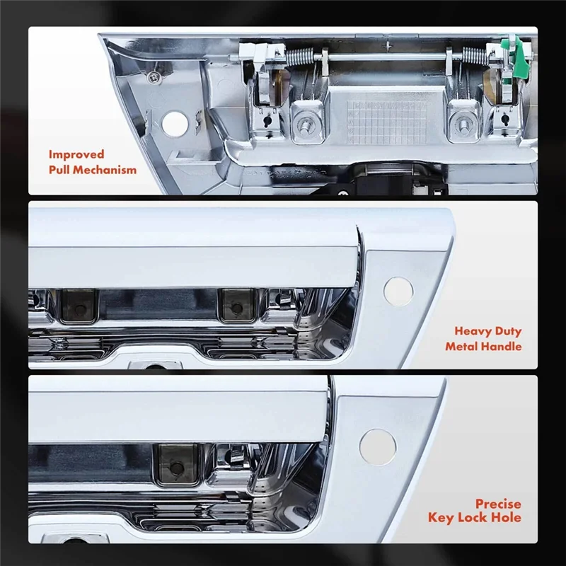 A05U-Chrome Tailgate Handle FL3Z-9943400-BA FL3Z9943400AA For Ford F-150 2015-2017 Liftgate Latch Handle W/ Camera Keyhole
A05U-Chrome Tailgate Handle FL3Z-9943400-BA FL3Z9943400AA For Ford F-150 2015-2017 Liftgate Latch Handle W/ Camera Keyhole
