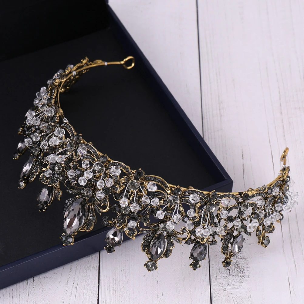 Vintage Crown The Wedding Hair Rhinestone Jewelry Baroque Classic Retro Banquet for Women
Vintage Crown The Wedding Hair Rhinestone Jewelry Baroque Classic Retro Banquet for Women