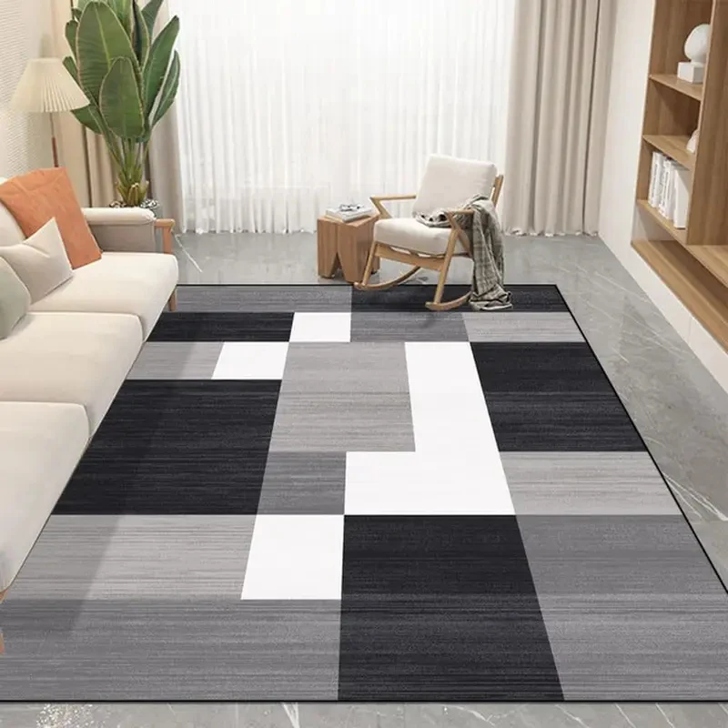 VIKAMA Modern Geometric Rug: Stain-Resistant and Non-Slip, Perfect for Living Room Coffee Tables, Bedside Rugs, and Home Decor
VIKAMA Modern Geometric Rug: Stain-Resistant and Non-Slip, Perfect for Living Room Coffee Tables, Bedside Rugs, and Home Decor