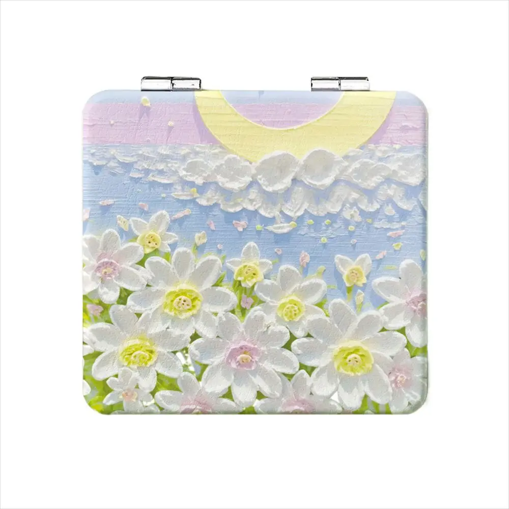 Tulip Square Makeup Mirror Double-Sided Magnifying Cosmetic Mirror Handheld Compact Folding Mirror Makeup Accessories
Tulip Square Makeup Mirror Double-Sided Magnifying Cosmetic Mirror Handheld Compact Folding Mirror Makeup Accessories