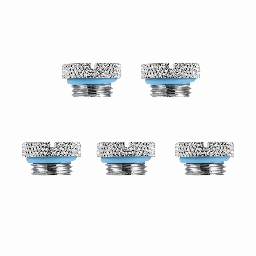 5PCS Reliable G1/4 Water Stopper Plug O Ring Durable Thread Plug Slotted Drive Cooling System Plug Computer Water Cooling
5PCS Reliable G1/4 Water Stopper Plug O Ring Durable Thread Plug Slotted Drive Cooling System Plug Computer Water Cooling