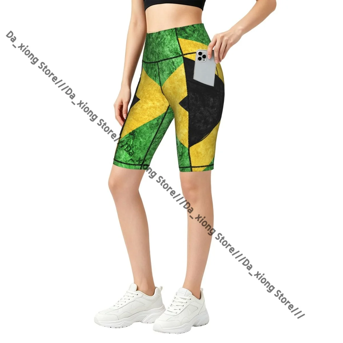 Jamaica Metallic Flag High Elastic Yoga Outdoor Sports Jogging Shorts
Jamaica Metallic Flag High Elastic Yoga Outdoor Sports Jogging Shorts