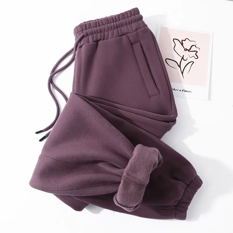 plus Size Men's Thickened Fleece Lined Casual Trousers Harlan Loose Fit Sporty Sweatpants Purple Autumn Winter High Waist Lon...
plus Size Men's Thickened Fleece Lined Casual Trousers Harlan Loose Fit Sporty Sweatpants Purple Autumn Winter High Waist Lon...