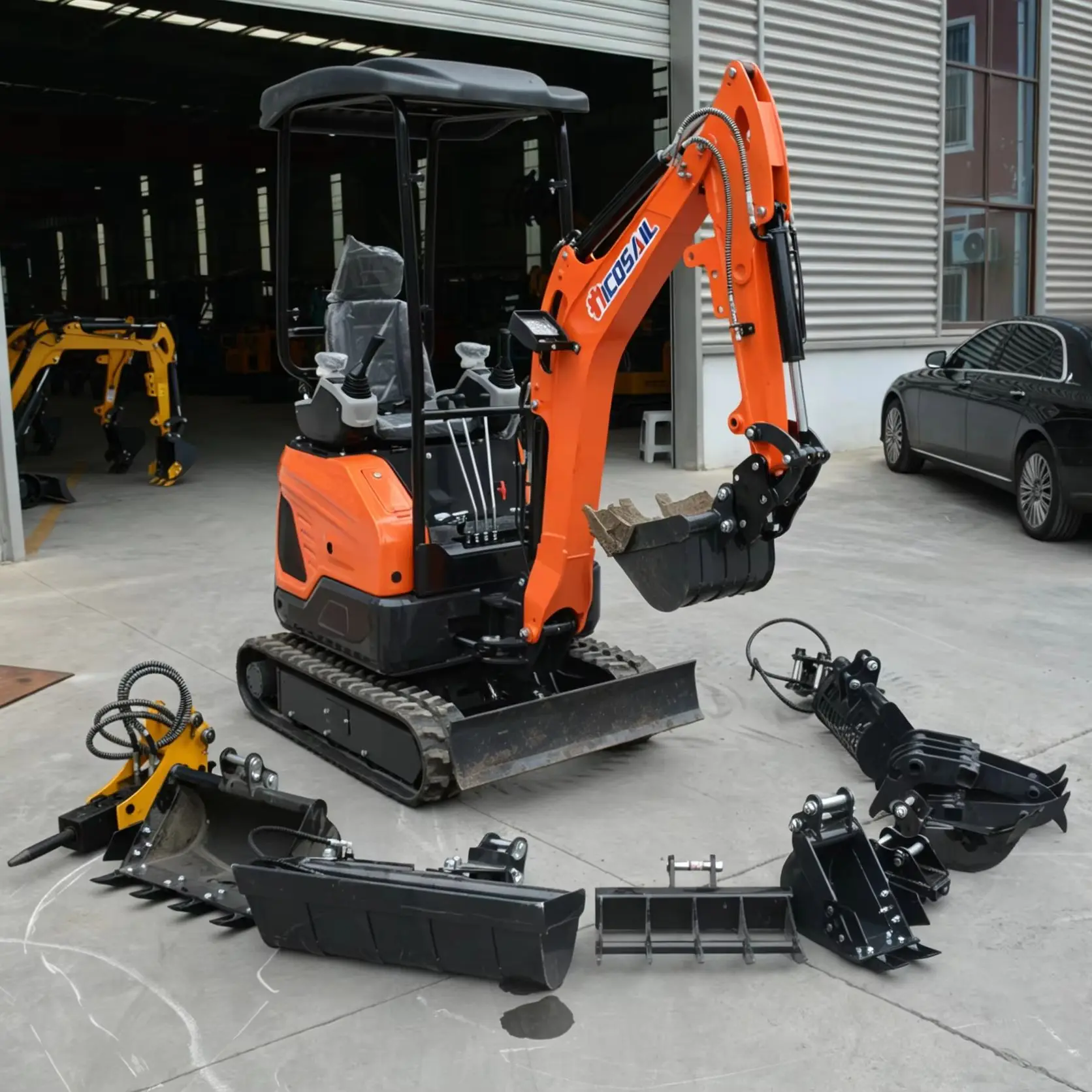 Custom 1.8T Mini Excavator with Swing Boom for Garden Construction Projects CE Euro 5 Crawler Equipment
Custom 1.8T Mini Excavator with Swing Boom for Garden Construction Projects CE Euro 5 Crawler Equipment