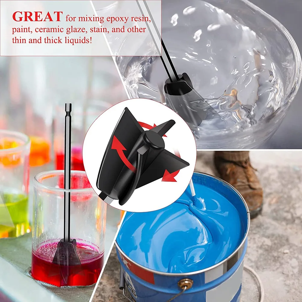 AA81-Epoxy Mixer Attachment For Drill, Reusable Paint And Resin Mixer Paddle To Mix Epoxy Resin, Paint, Glaze
AA81-Epoxy Mixer Attachment For Drill, Reusable Paint And Resin Mixer Paddle To Mix Epoxy Resin, Paint, Glaze