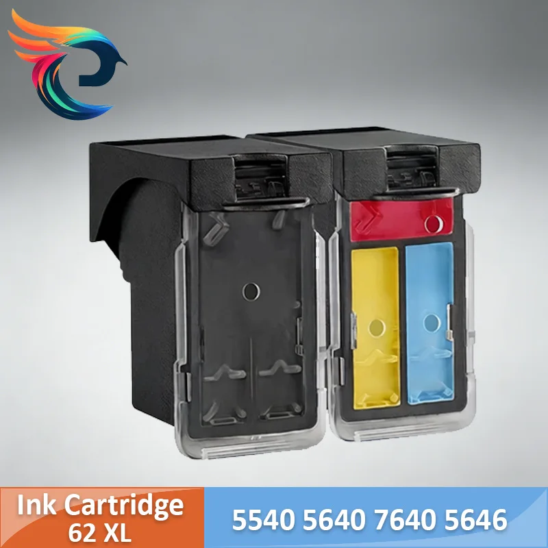 Refillable 62XL Ink Cartridge Remanufactured For HP62XL for HP 5543 5544 5545 5547 5548 5642 5644 Officejet 5740 Printer
Refillable 62XL Ink Cartridge Remanufactured For HP62XL for HP 5543 5544 5545 5547 5548 5642 5644 Officejet 5740 Printer