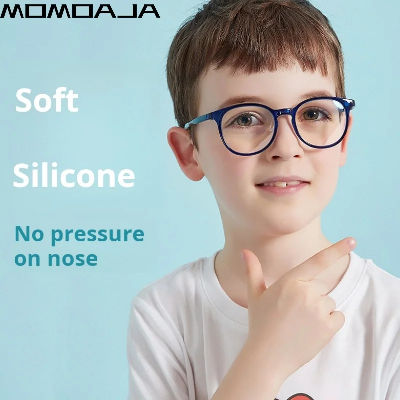 MOMOJA Children's Retro Round Eyeframe TR90 Ultra Light Silicone Nose Support Frame Boys and Girls Optical Prescription Glasses
MOMOJA Children's Retro Round Eyeframe TR90 Ultra Light Silicone Nose Support Frame Boys and Girls Optical Prescription Glasses