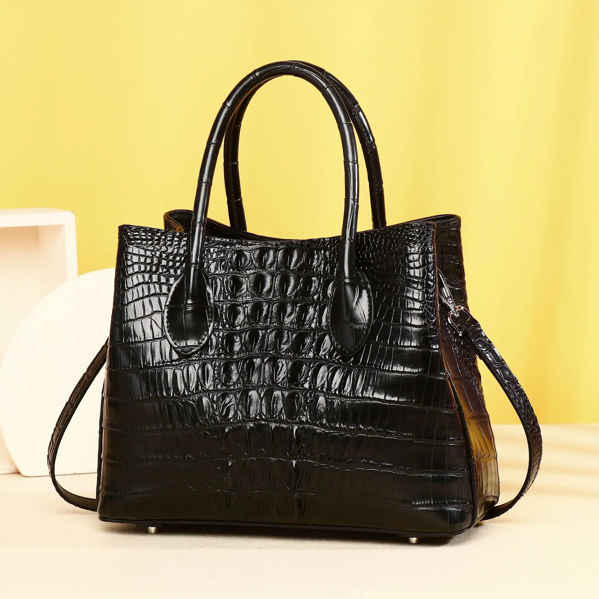 New Fashion Alligator Women Handbags Genuine Leather Ladies Shoulder Bags Female Brand Luxury Real Natural Leather Crossbody Bag
New Fashion Alligator Women Handbags Genuine Leather Ladies Shoulder Bags Female Brand Luxury Real Natural Leather Crossbody Bag