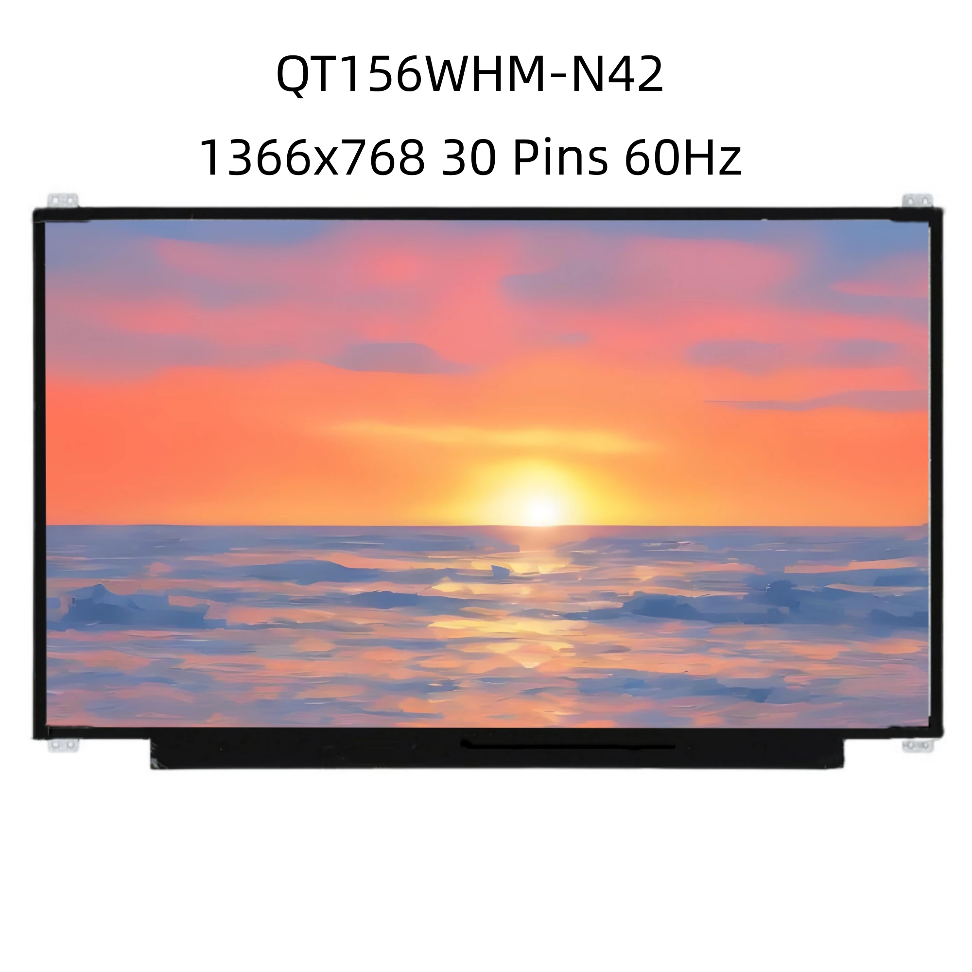 QT156WHM-N42 1366×768 EDP 30 PINS 15.6'' Laptop LCD Touch Screen Panel Matrix
QT156WHM-N42 1366×768 EDP 30 PINS 15.6'' Laptop LCD Touch Screen Panel Matrix
