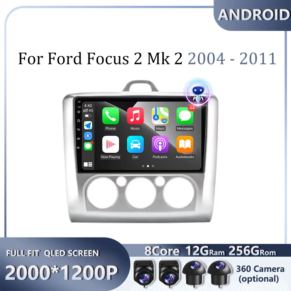 ОС Android Carplay Auto WIFI для Ford Focus 2 Mk 2 2004 2005 2006-2011 Автомобильный радиоприемник Стерео Мультимедийный плеер 2din Головное устройство
ОС Android Carplay Auto WIFI для Ford Focus 2 Mk 2 2004 2005 2006-2011 Автомобильный радиоприемник Стерео Мультимедийный плеер 2din Головное устройство