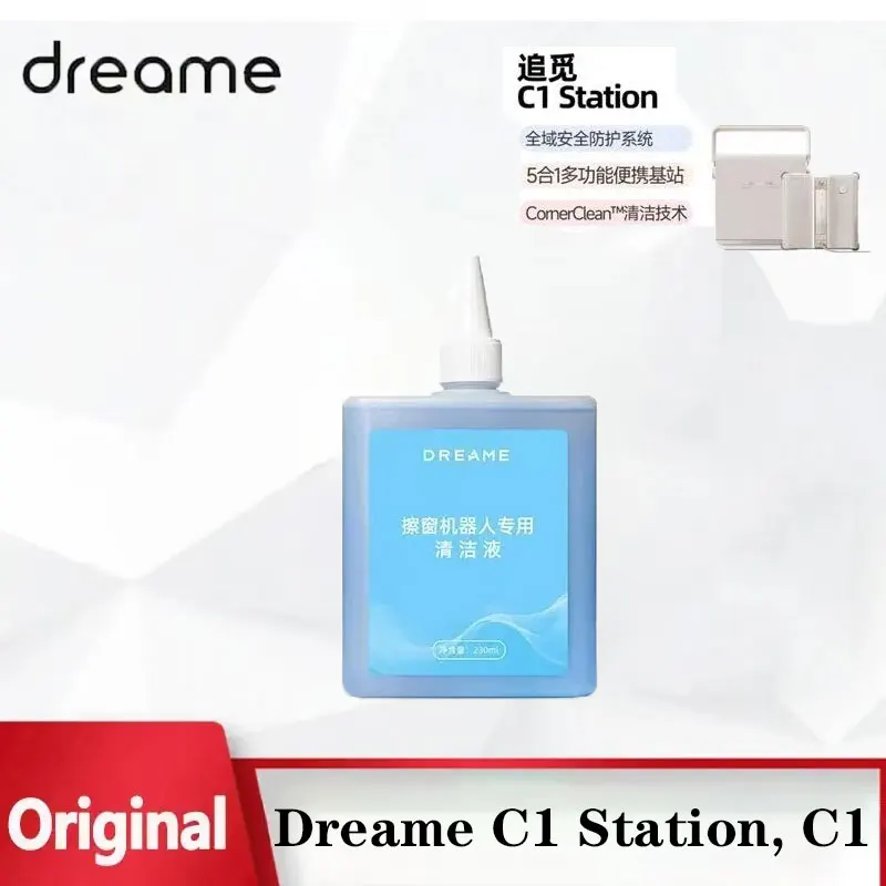 Original dreame WINBOT Cleaning Solution(230ML) Compatible with All Winbot C1&C2 Station HA57
Original dreame WINBOT Cleaning Solution(230ML) Compatible with All Winbot C1&C2 Station HA57