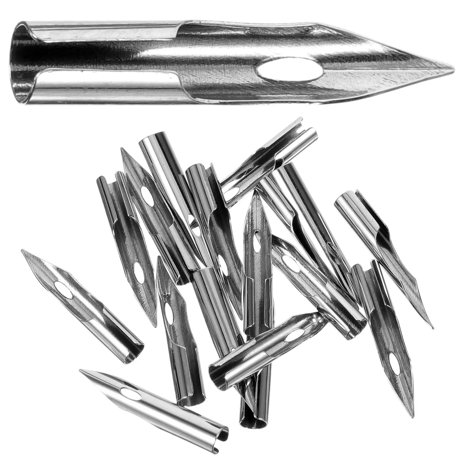 30 Pcs Wear-resistant Pen Nibs Fountain Wet Practical Metal for Replace Smooth Writing Lettering
30 Pcs Wear-resistant Pen Nibs Fountain Wet Practical Metal for Replace Smooth Writing Lettering