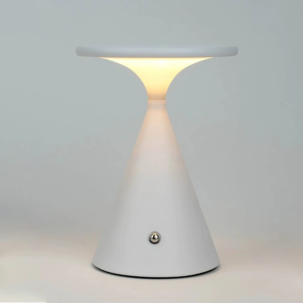 LED lamp modern aluminum touch sensitive table lamp portable funnel-shaped USB charging night light
LED lamp modern aluminum touch sensitive table lamp portable funnel-shaped USB charging night light 