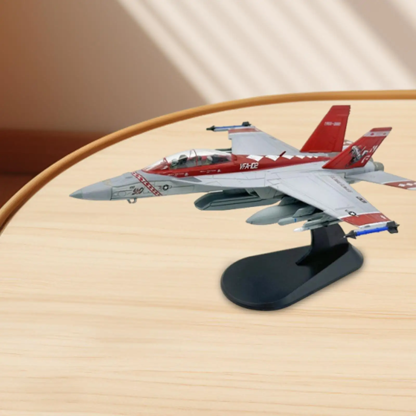 1/100 F18 Fighter Model Simulation Airplane Model for Tabletop Home Office
1/100 F18 Fighter Model Simulation Airplane Model for Tabletop Home Office