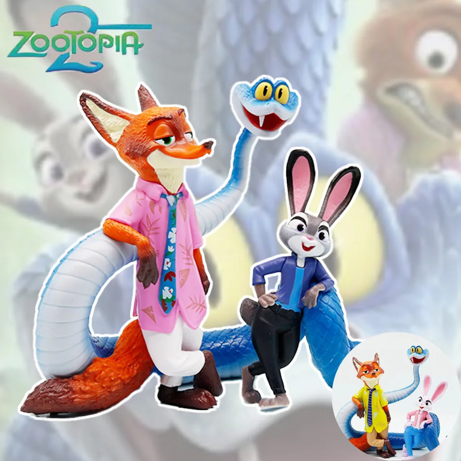 Набор экшн-фигурок Zootopia Animals, детская игрушка в подарок с персонажами Джуди Хоппа и Ника Уайльда, коллекционные фигурки на тему фильма
Набор экшн-фигурок Zootopia Animals, детская игрушка в подарок с персонажами Джуди Хоппа и Ника Уайльда, коллекционные фигурки на тему фильма