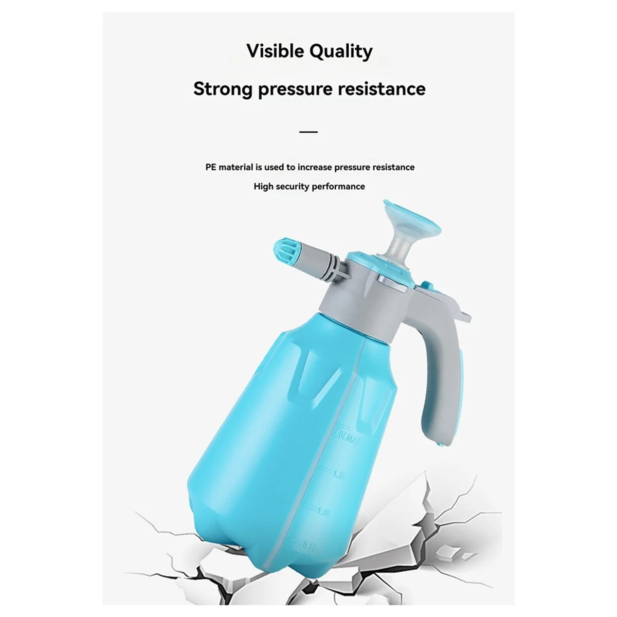 HHTL Pneumatic Sprayer 2000ml Large Capacity Handheld Gardener for Water Flowers Disinfection Household Cleaning
HHTL Pneumatic Sprayer 2000ml Large Capacity Handheld Gardener for Water Flowers Disinfection Household Cleaning