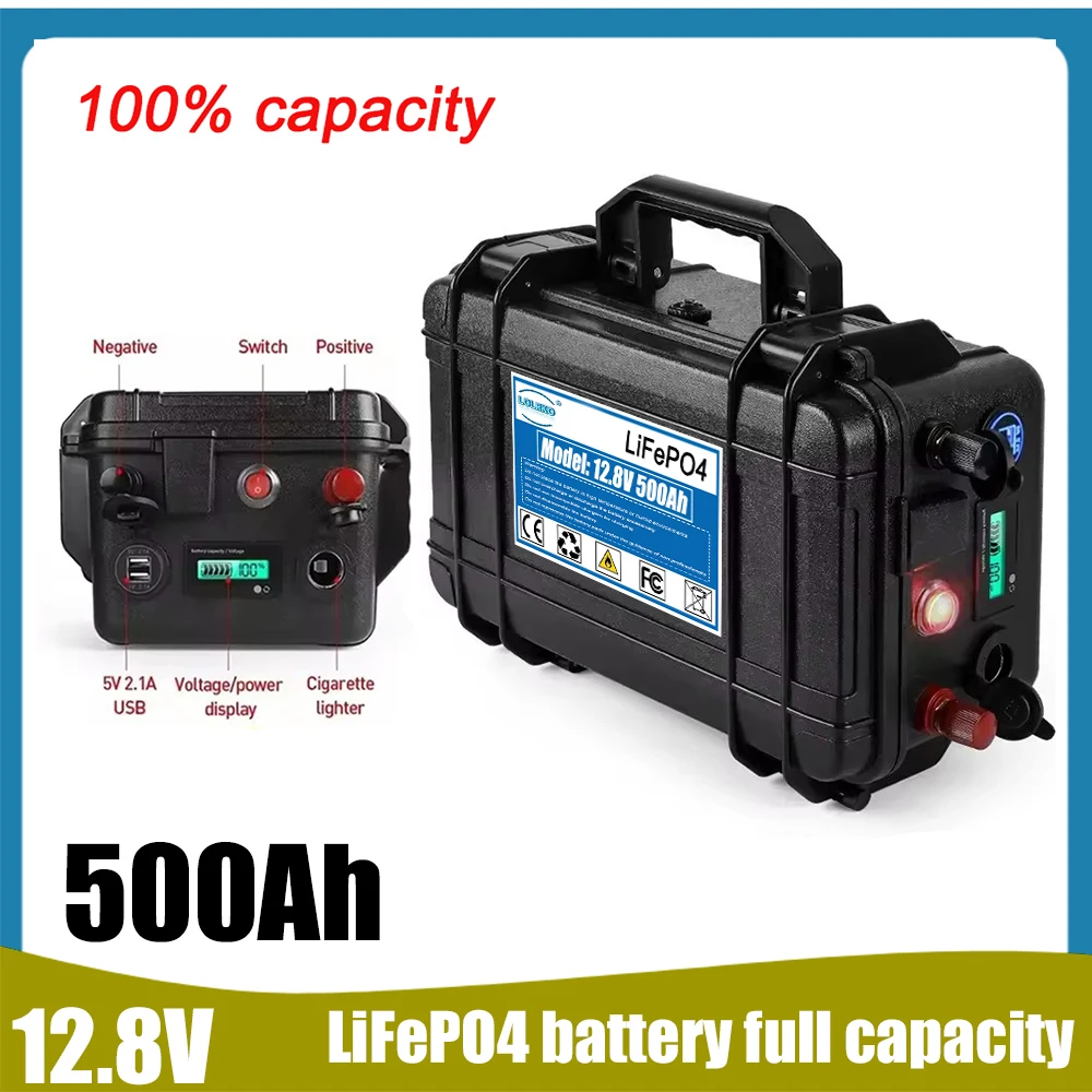 LiFePO4 12V 50AH-500Ah Lithium Battery for Outdoor Power USB Output Station for Sine Wave Motors Boats Solar Panel Outdoor RV
LiFePO4 12V 50AH-500Ah Lithium Battery for Outdoor Power USB Output Station for Sine Wave Motors Boats Solar Panel Outdoor RV