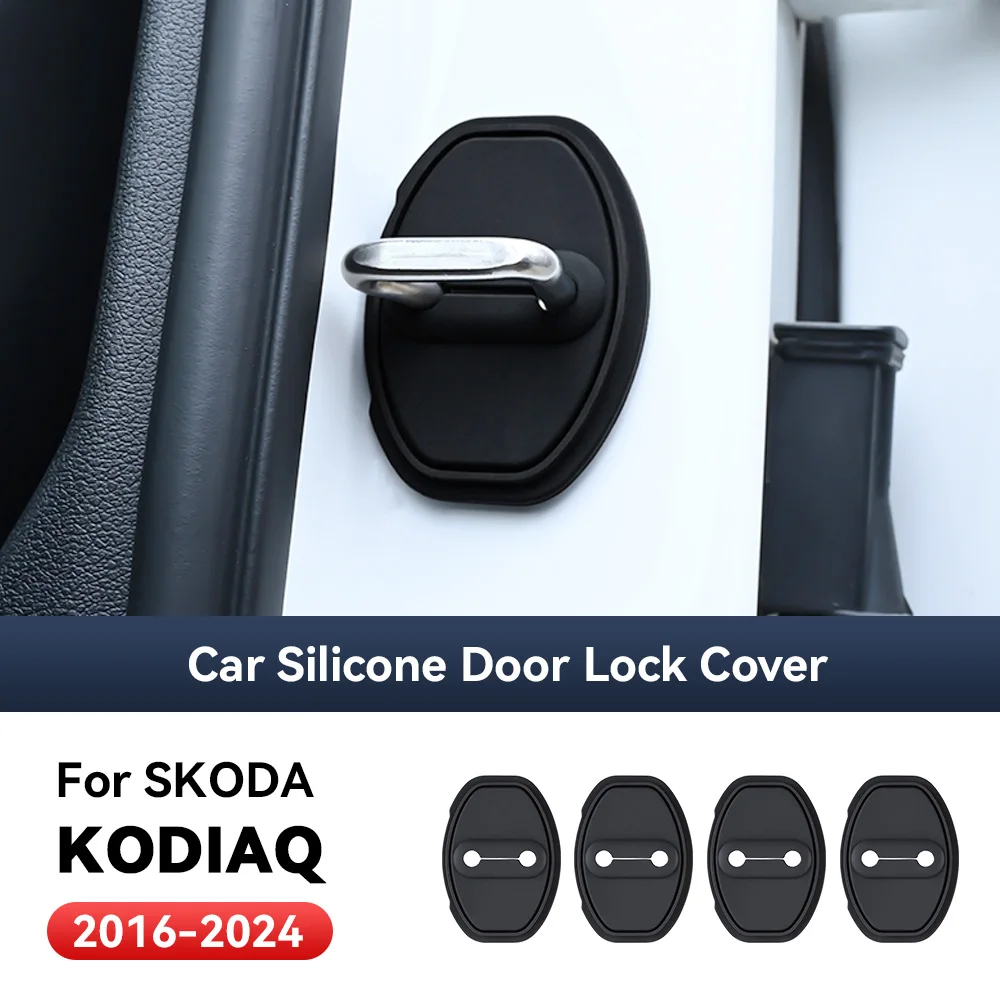 4pcs Car Decorat Accessories Silicone Protecte Auto Door Lock Latch Shock Absorber Cover For SKODA KODIAQ 2016-2024
4pcs Car Decorat Accessories Silicone Protecte Auto Door Lock Latch Shock Absorber Cover For SKODA KODIAQ 2016-2024