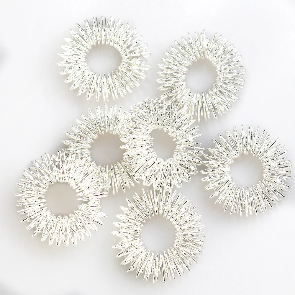 Hot Sale Stainless Steel Finger Massage Ring Acupuncture Therapy Stress Relief Blood Circulation Hand Care Chinese Medicine Tool
Hot Sale Stainless Steel Finger Massage Ring Acupuncture Therapy Stress Relief Blood Circulation Hand Care Chinese Medicine Tool
