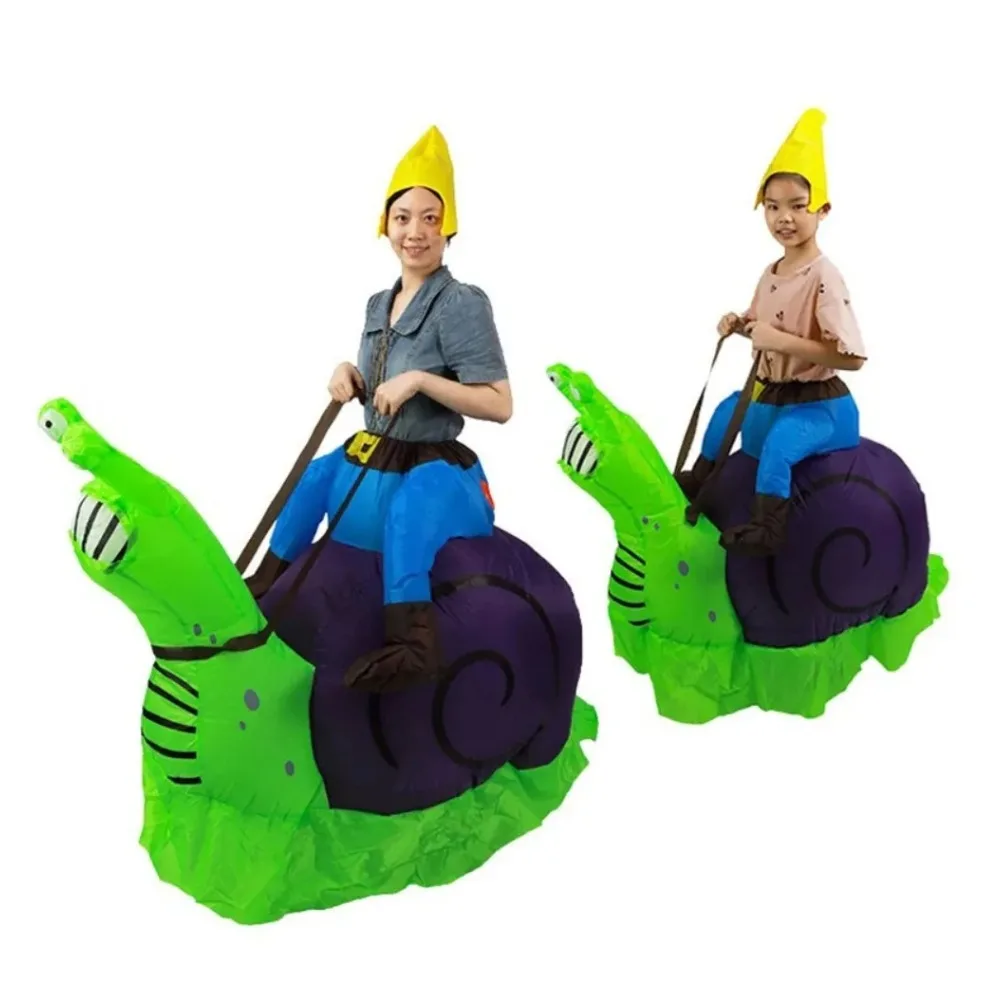Riding Animals Inflatable Suit Snail Cartoon Doll Costume Business Activities Festival Party Adult Wear Clothing Prop
Riding Animals Inflatable Suit Snail Cartoon Doll Costume Business Activities Festival Party Adult Wear Clothing Prop