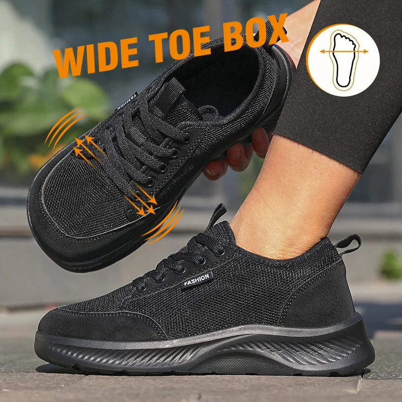 Men Shoes Wide Toe Sneakers Fashion New Soft Sole Wide Last Shoes Outdoor Casual Shoe Unisex Mesh Barefoot Shoes Tenis De Hombre
Men Shoes Wide Toe Sneakers Fashion New Soft Sole Wide Last Shoes Outdoor Casual Shoe Unisex Mesh Barefoot Shoes Tenis De Hombre