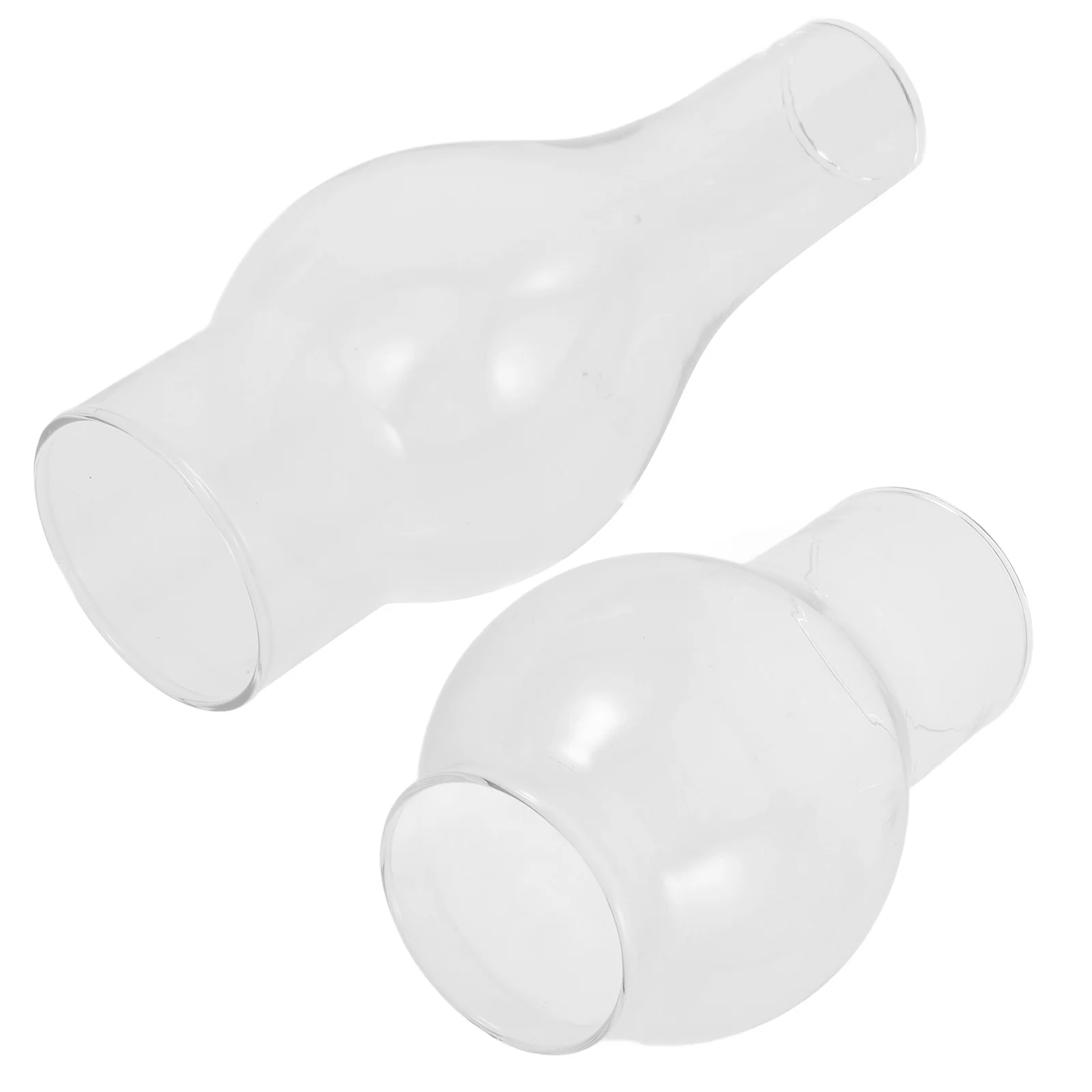 2Pcs Clear Lamp Shade Exquisite Craftsmanship Glass Cover Replacement for Oil Lamps Household Decoration
2Pcs Clear Lamp Shade Exquisite Craftsmanship Glass Cover Replacement for Oil Lamps Household Decoration
